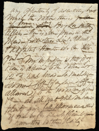 Letter from Col. James Morgan to Thomas Wilson
