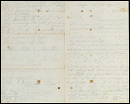 Letter from William Edgerton to Dorothy Edgerton, regarding money