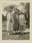 Blanche Espy Chenoweth, Julia Harris, and another woman in Miami