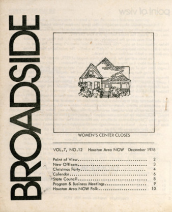 Broadside, Vol. 7, No. 12, December 1976