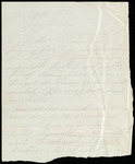Letter from William Edgerton to Dorothy Edgerton, regarding a request for some items