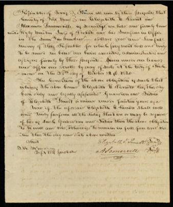 Receipt of payment for $500 to qualify for the guardianship of Elizabeth Parrat