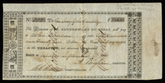 Pay note for John Duncan