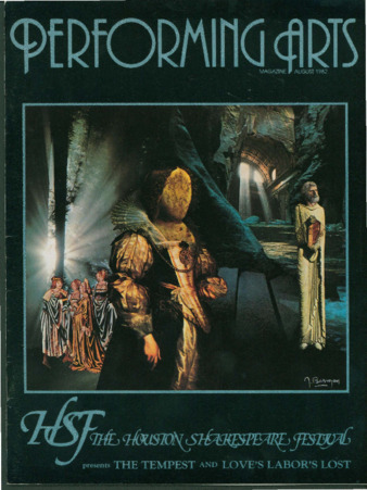 Performing Arts, Vol. 5, No. 12, August 1982, Houston Shakespeare Festival, 1982