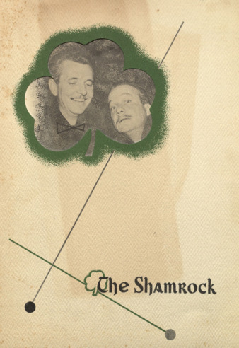 The Shamrock Hotel menu, May 20, 1950