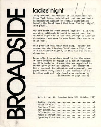Broadside, Vol. 6, No. 10, October 1975