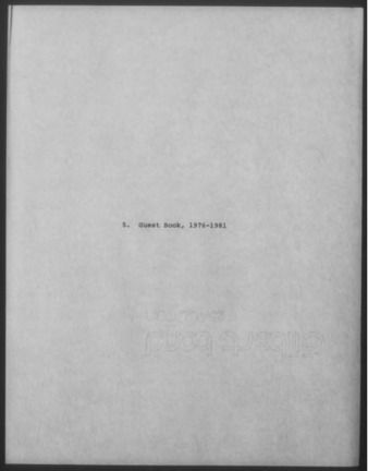 Mary Myart Malott Guest Book