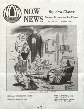 NOW News Bay Area Chapter, Vol. 10, No. 1, January 1982