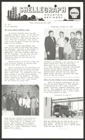 Shellegraph, No. 103, October 28, 1964