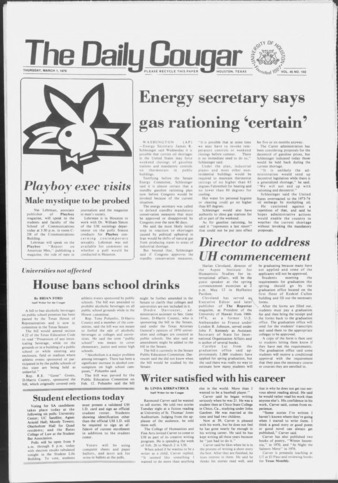 The Daily Cougar. Vol. 45, No. 102, March 1, 1979.