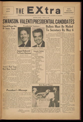 The EXtra, Vol. 3, No. 1, April 25, 1949