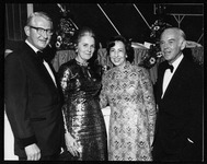 President Philip G. Hoffman and Mary Hoffman with Regent Aaron Farfel and Mrs. Farfel at Excellence Dinner