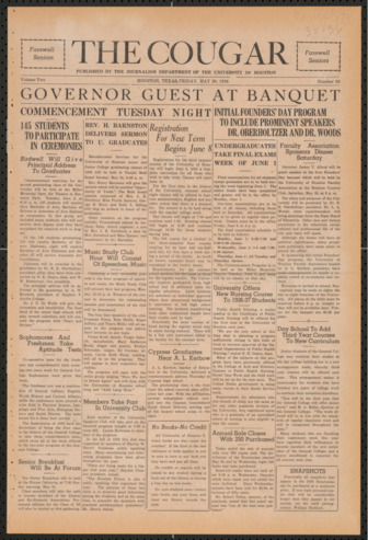 The Cougar, Vol. 2, No. 33, May 29, 1936