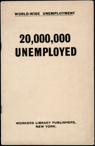 World-wide unemployment: 20,000,000 unemployed