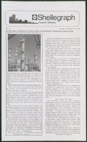 Shellegraph, No. 6, February 12, 1971