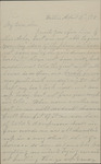 Letter from Mary Jones to Cromwell Anson Jones, 1875 April 13