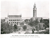 The Bombay University Hall and Rajabai Tower