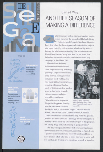 The Shellegram, Fall 1996