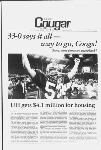 The Daily Cougar. Vol. 45, No. [36], October [16], 1978.