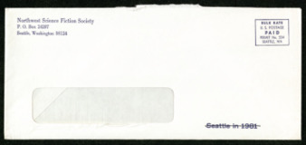 Northwest Science Fiction Society Envelope