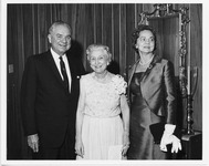 Leon Jaworski and two women