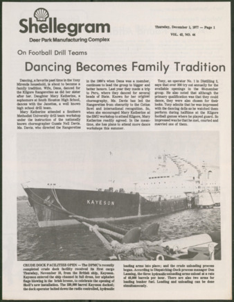 Shellegram, Vol. 42, No. 44, December 1, 1977