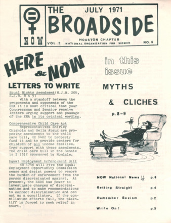 Broadside, Vol. 2, No. 6, July 1971