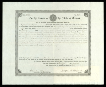 Land grant to the heirs of Allen Urquhart