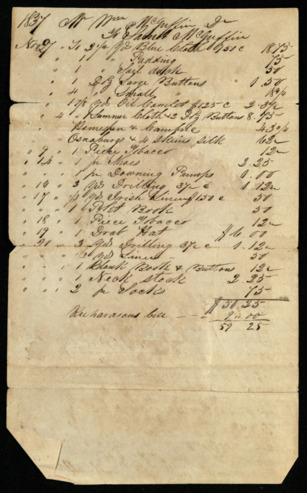 Bill from Samuel McGuffin to William McGuffin