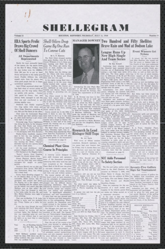 The Shellegram, Vol. 11, No. 9, July 11, 1946 