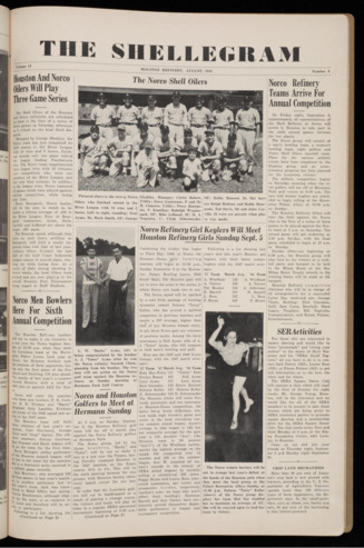 The Shellegram, Vol. 13, No. 8, August 1948
