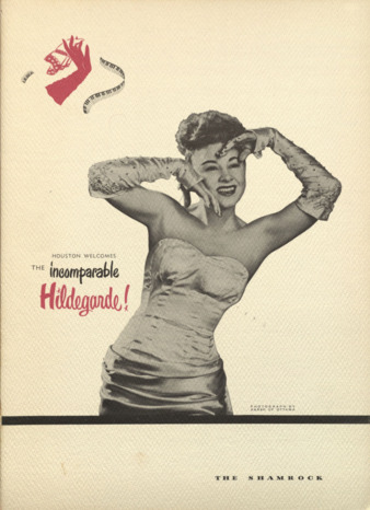 The Shamrock Hotel menu, July 3, 1949