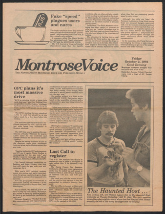 Montrose Voice, No. 49, October 2, 1981