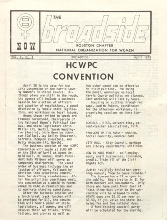 Broadside, Vol. 4, No. 4, April 1973