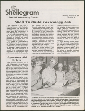 Shellegram, Vol. 42, No. 46, December 15, 1977