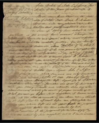 Transcript of legal document for a case involving David R. Robertson