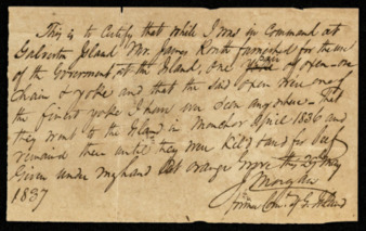 Receipt from James Morgan