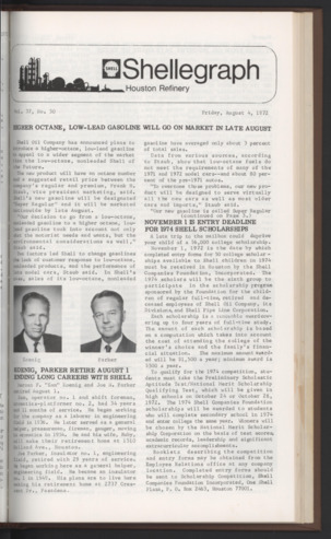 Shellegram, Vol. 37, No. 30, August 4, 1972