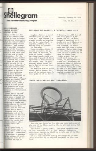 Shellegram, Vol. 40, No. 4, January 23, 1975