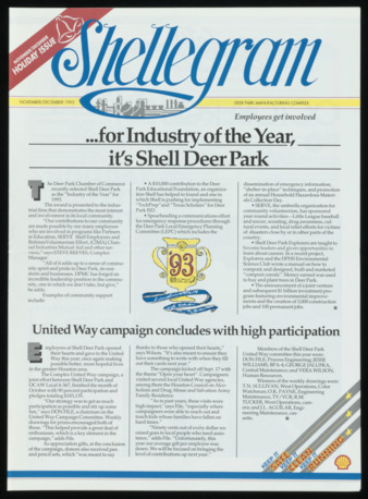 Shellegram, November-December 1993