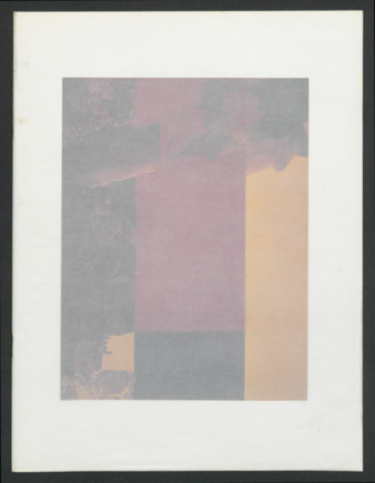 Dorothy Hood: February 11 to March 8, 1986