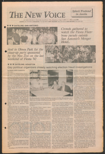 The New Voice, No. 601, May 1-7, 1992