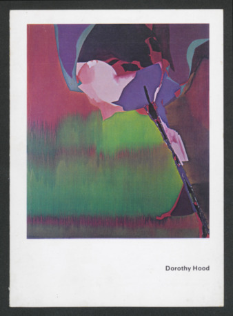 Dorothy Hood: Recent Paintings