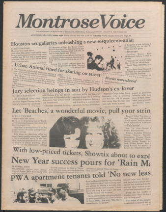 Montrose Voice, No. 428, January 6, 1989