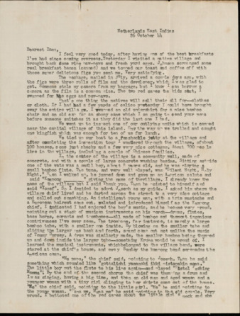 Letter from Capt. O. C. McDavid to Inez McDavid, 1944 October 26