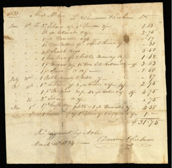 Bill from Dinsmore & Cochran to Alexander McCoy