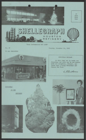 Shellegraph, No. 39, December 24, 1963 