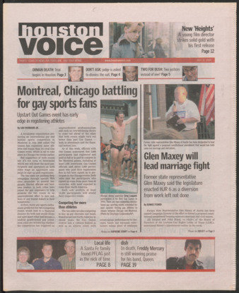 Houston Voice, July 15, 2005