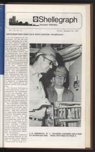 Shellegram, Vol. 37, No. 50, December 29, 1972