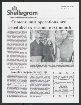 Shellegram, Vol. 46, No. 8, February 19, 1981